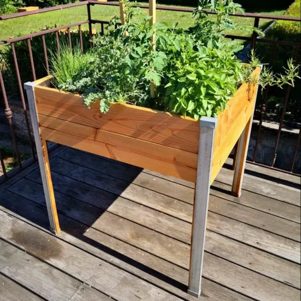 le meilleur carré potager sur pied en bois