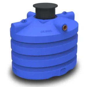 Cuve 5000L pour la collecte d'eau de pluie, pratique et enterrée.